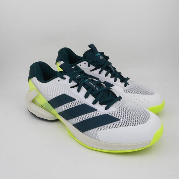 Adidas Adizero Ubersonic 5 Tennis Men\'s US 7.5 Court Shoes White Green JR2714 NW main image 4